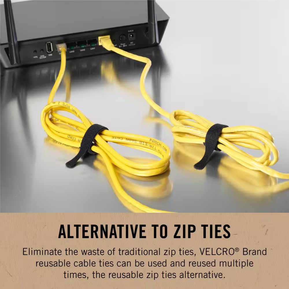 Eco Wrap EM 10 Ft. X 1 In. Straps in Black