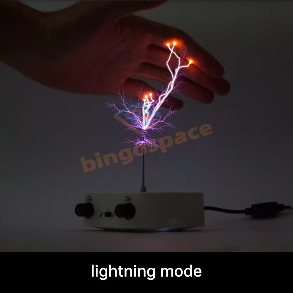 AC110-220V Mini Tesla Coil Bluetooth Music Tesla Coil w/Lightning&Music Modes