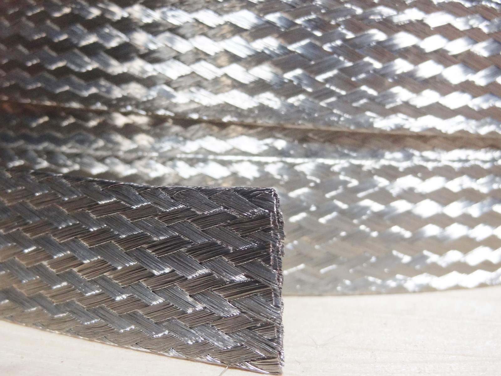 15′ FT 7/8″ BRAIDED GROUND STRAP GROUNDING Tinned Copper Flat Braid USA MADE