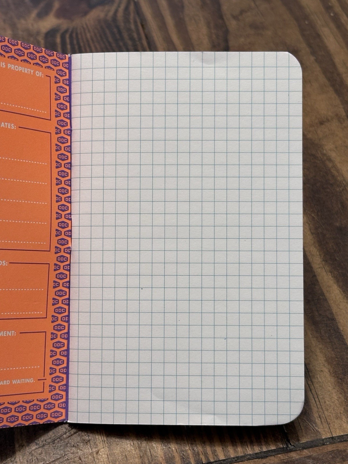 Field Notes Irregular Issue “DDC Deadest Print” Gratifying Guitar LE 7000