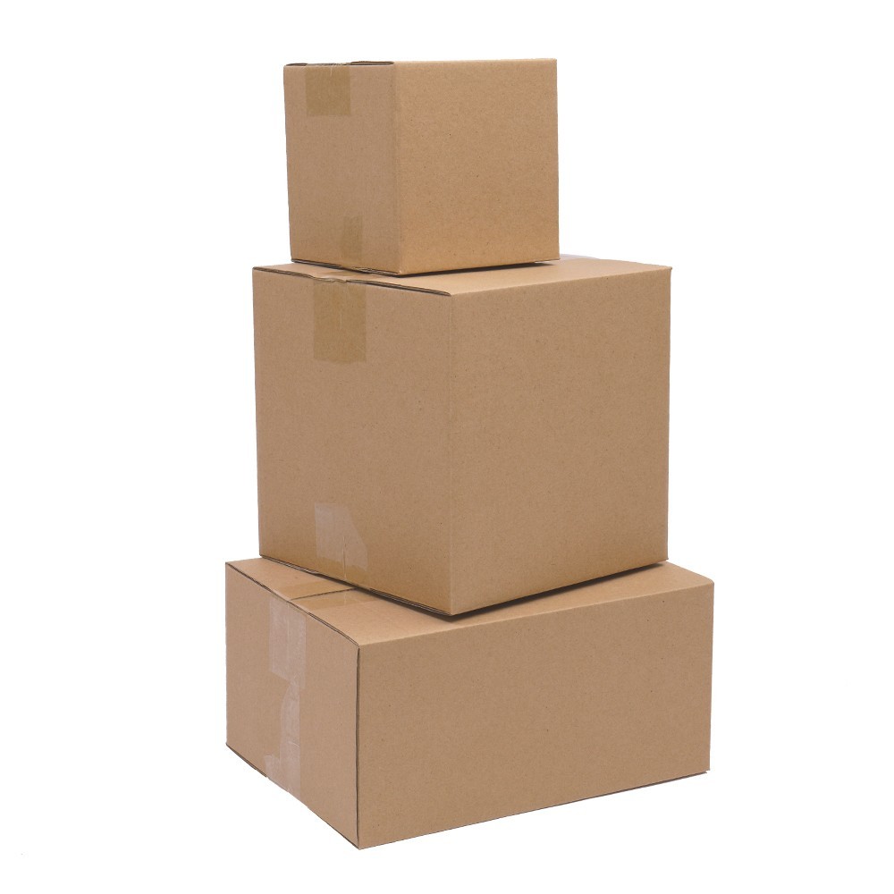 100Pcs 6x6x6″ Packaging Transporting Corrugated Cardboard Paper Shipping Boxes