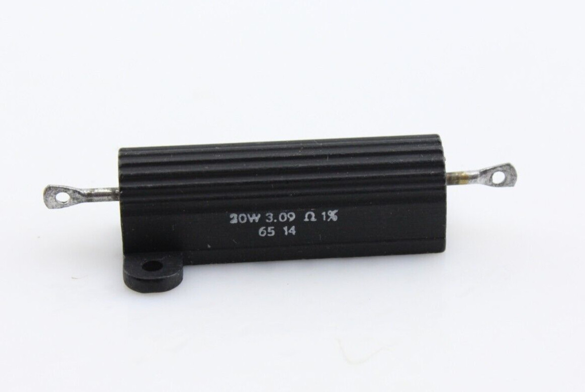 New Qty 1 SAGE SILICOHM 3.09Ω 20W 1% Power Resistor RE75G3R09 Heatsink NOS USA