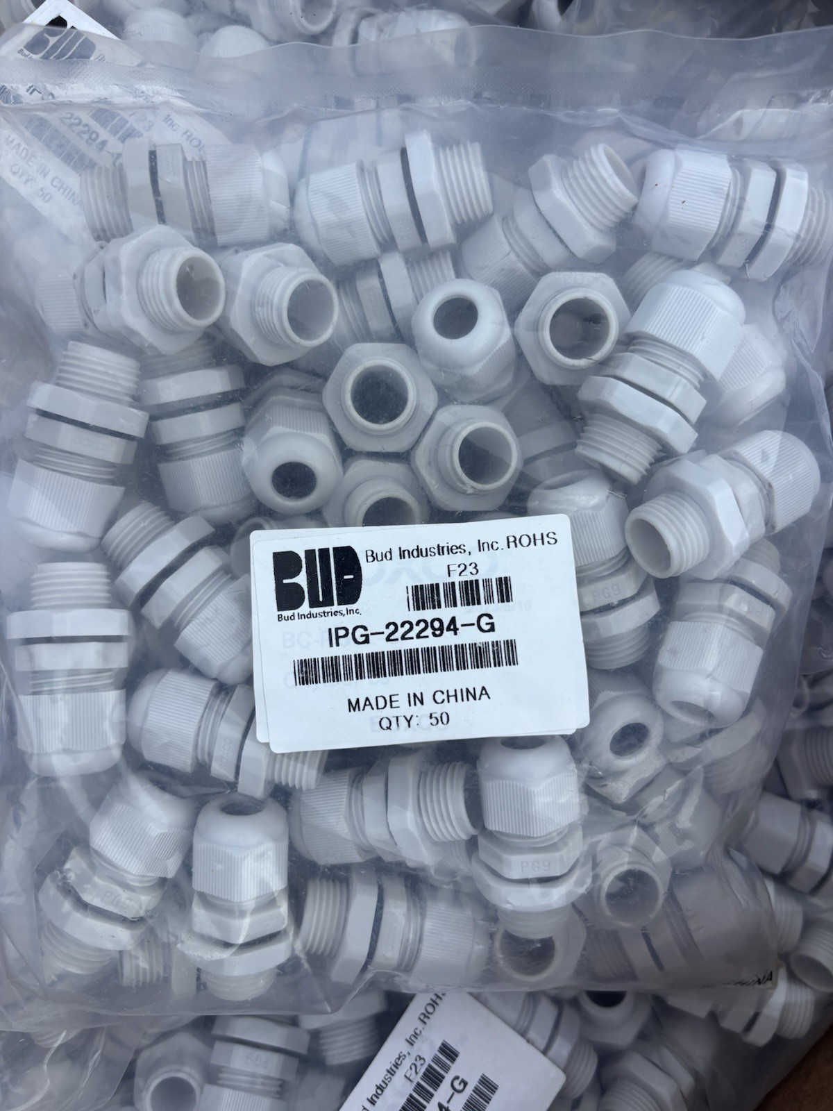 CABLE GLAND 4.06-7.87MM PG9 Pk Of 50