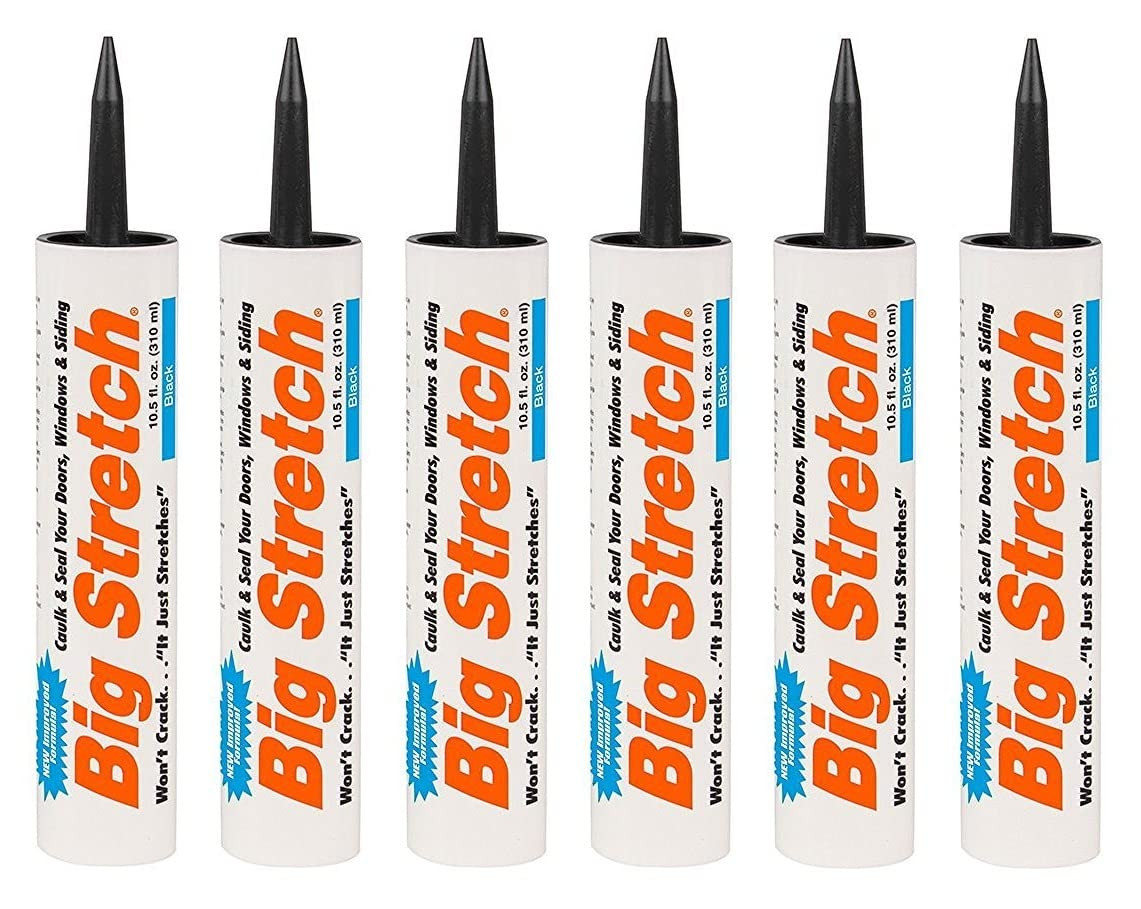 Inc 10004 6 Pack 10.5 Oz. Big Stretch Acrylic Latex High Performance Caulking Se