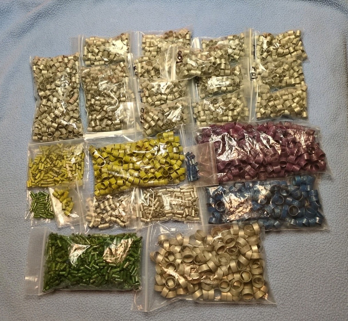 (4+Lbs) 12 Assorted Sizes Shield-kon Outer Sleeve Connectors Mixed Lot NOS
