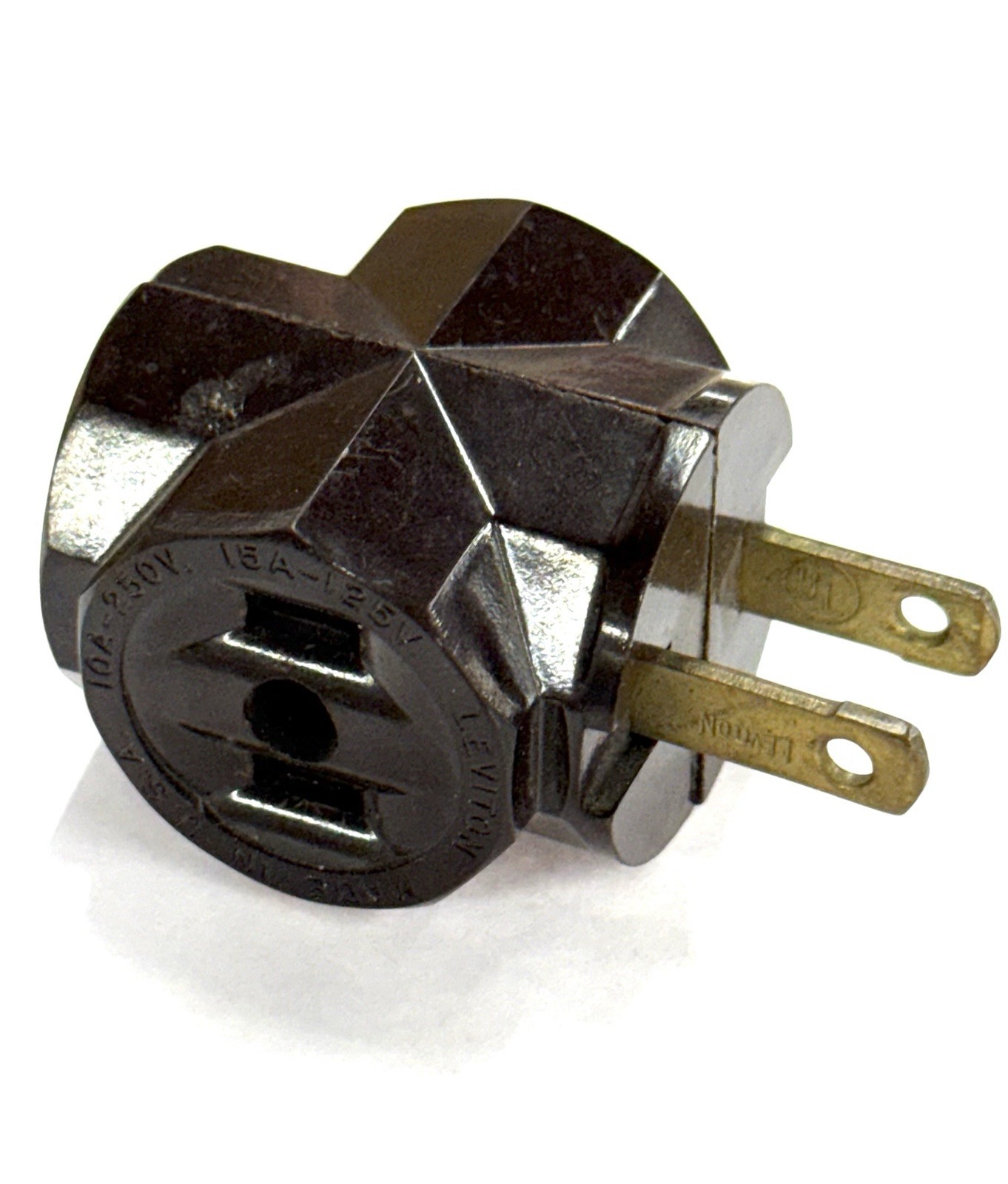 Vintage Bakalite Eagle GE Leviton Outlet Wall Hugger Tap Plugs Adapter USA