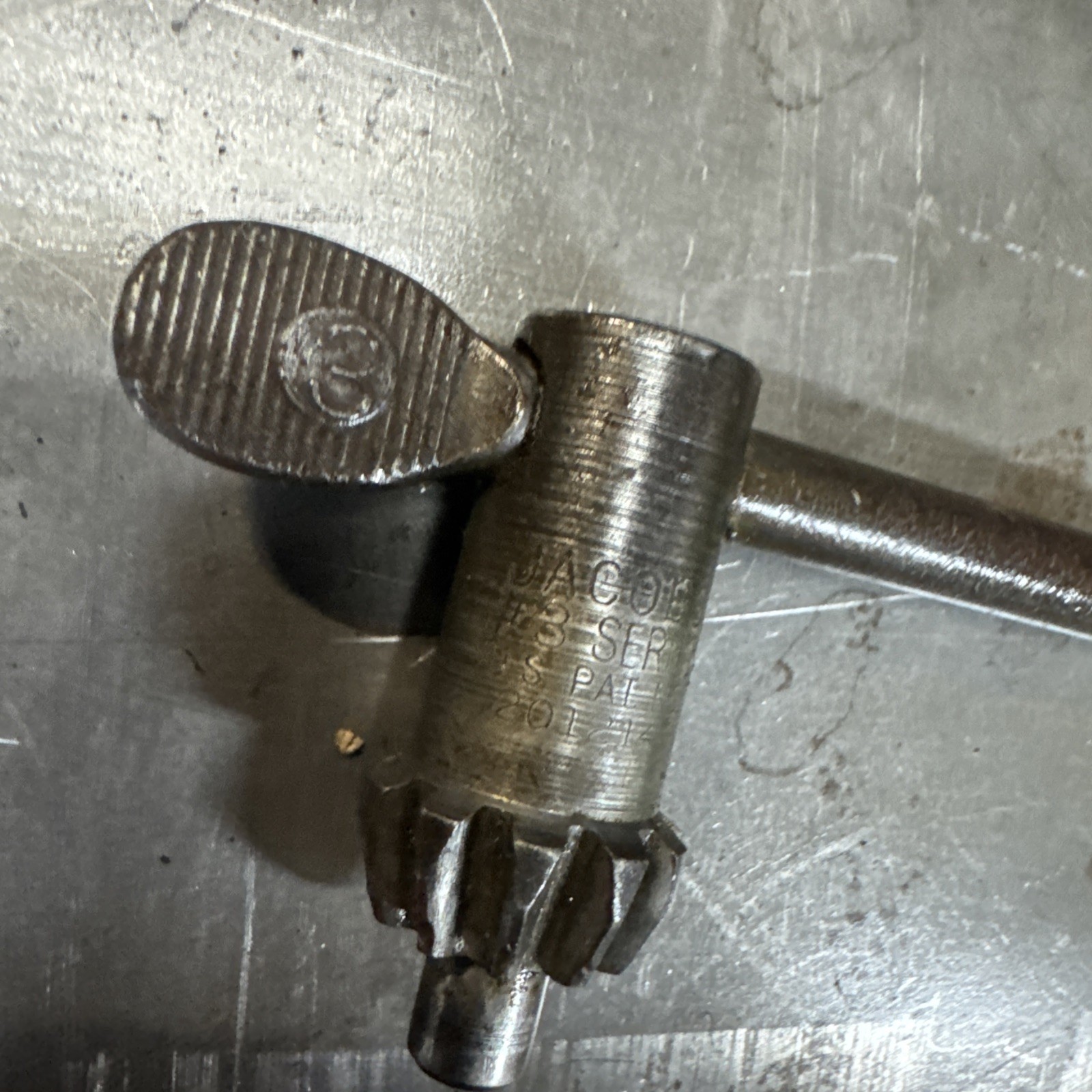 Jacobs Jcm13700p20 K3 Chuck Key, Pilot Size 5/16 In, One Unit