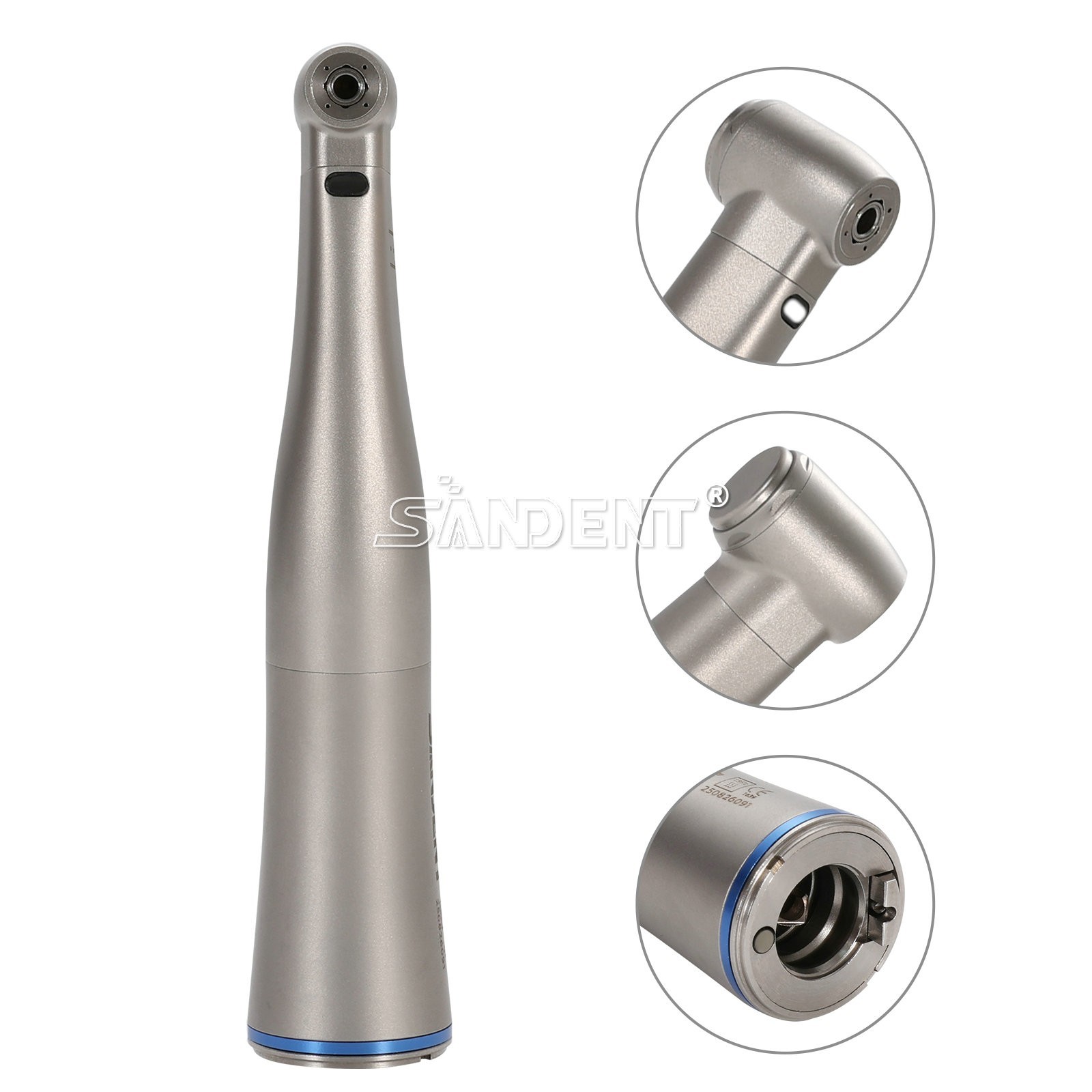 Dental 1:5 Fiber Optic LED Contra Angle Handpiece fit NSK E-Type Electric Motor