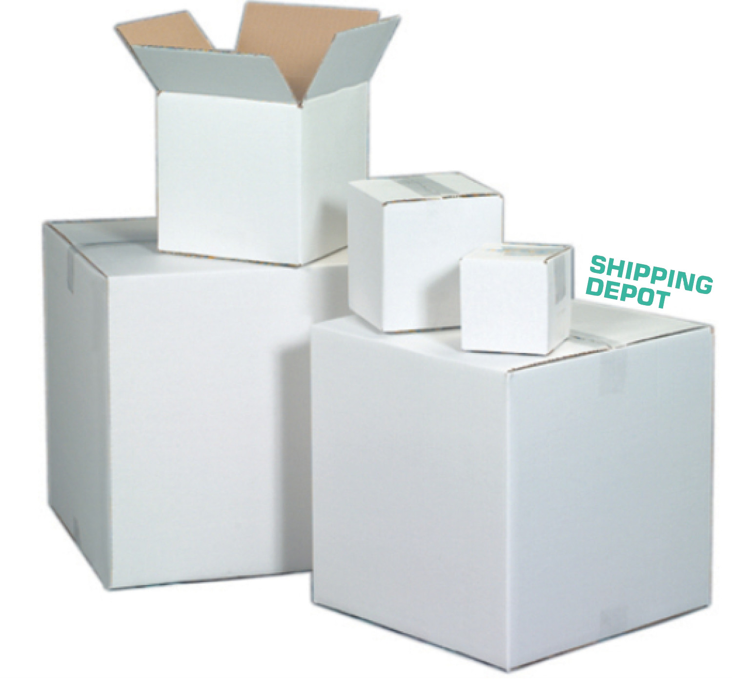 25 12x9x4″ Cardboard Corrugated Boxes White Great up to 65 lbs by Shipping Depot
