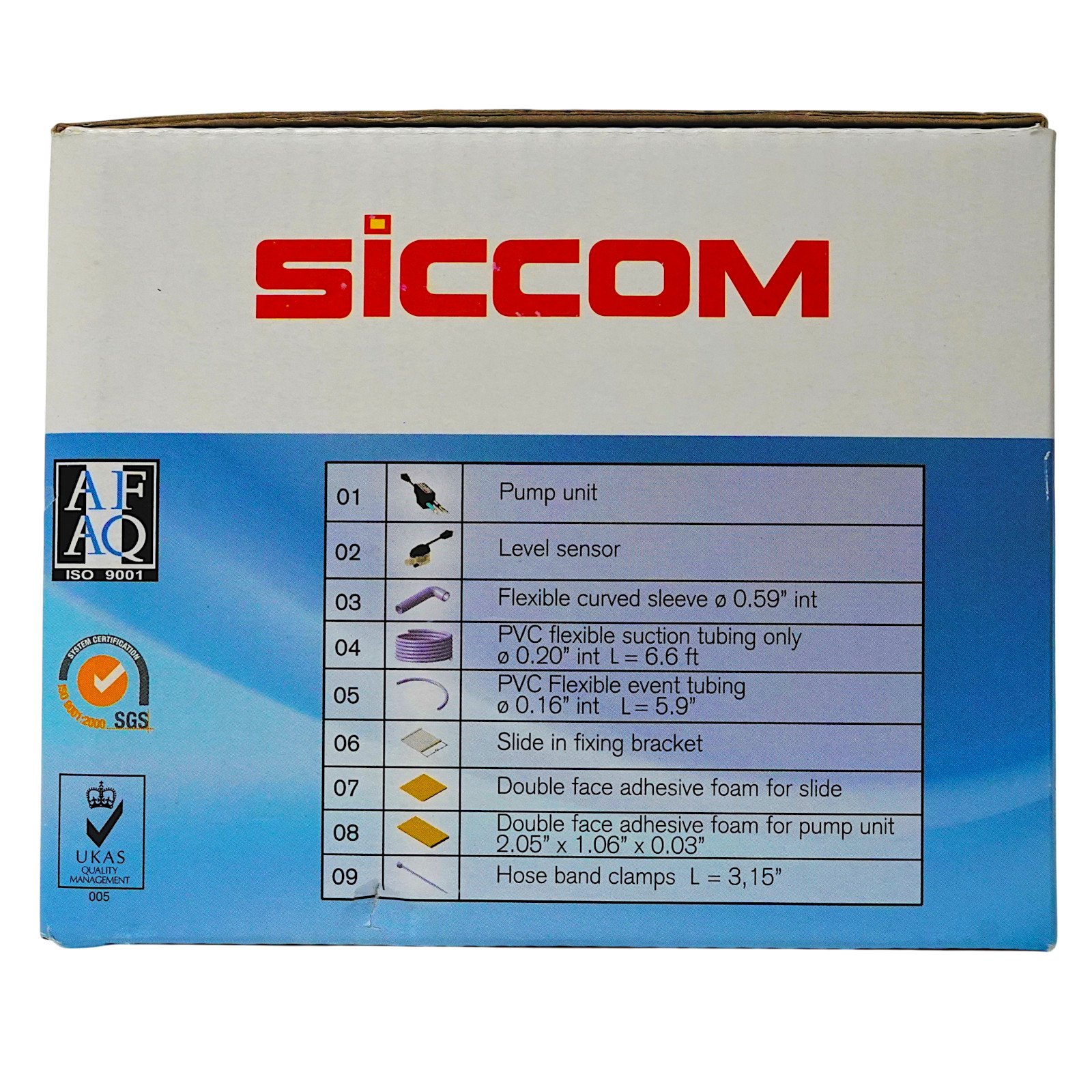 Siccom Mini Split Condensate Pump 3-Wire 120 Volts with Alarm DE05LUB100