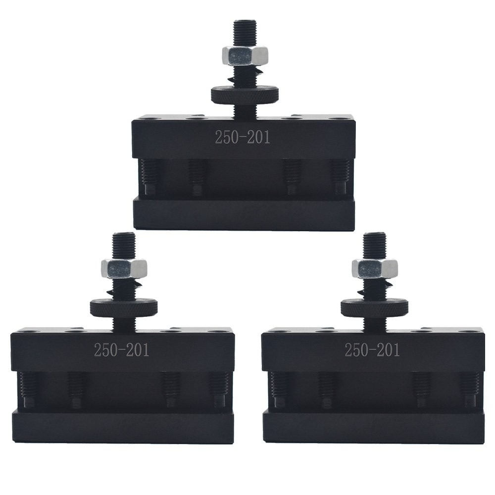 3 Pieces BXA #1 Quick Change Turning & Facing Tool Post Holder 250-201