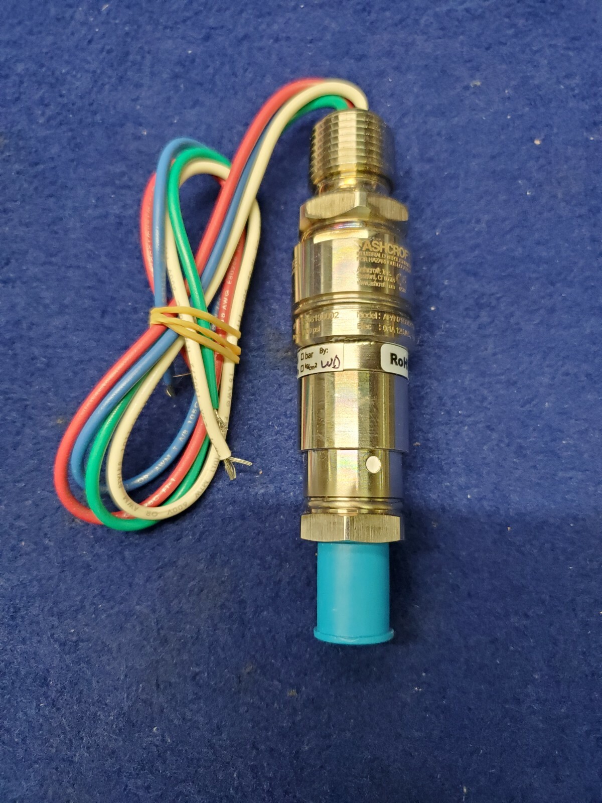 ASHCROFT APAN71G012CS06-15/15#-4R EXPLOSION PROOF Pressure Switch to 1000 psi