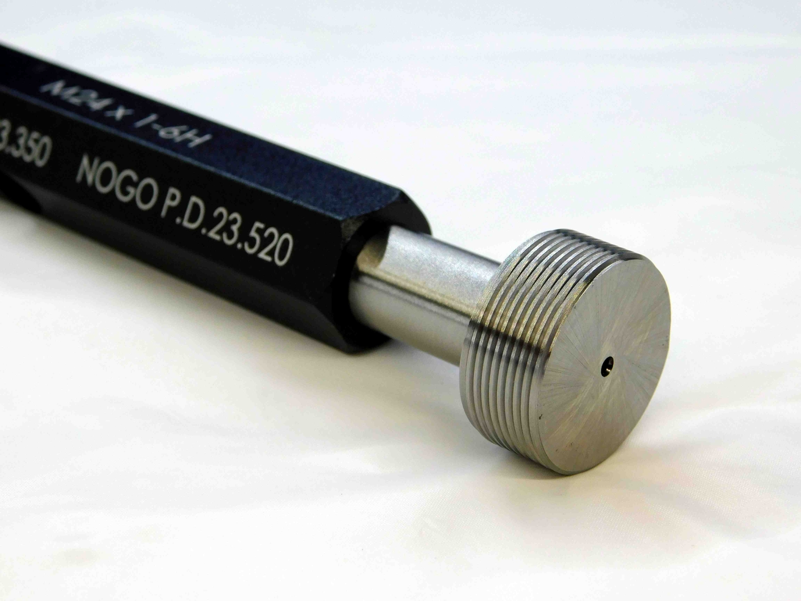 NEW M24 X 1.0 6H METRIC THREAD PLUG GAGE 24.0 1 GO NO GO PD’S = 23.350 & 23.520