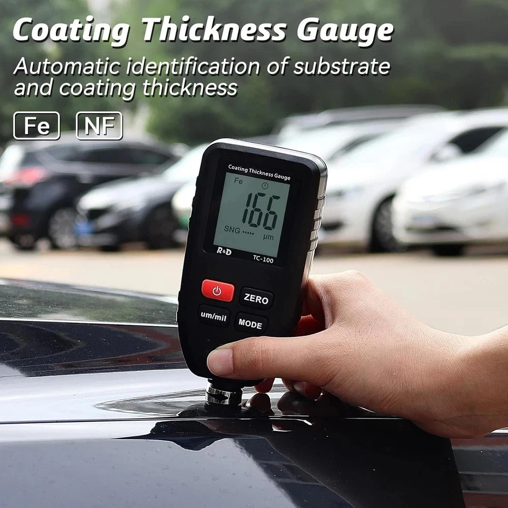 Car Coating Thickness Meter for Used Buyers, Paint Mil Meter…