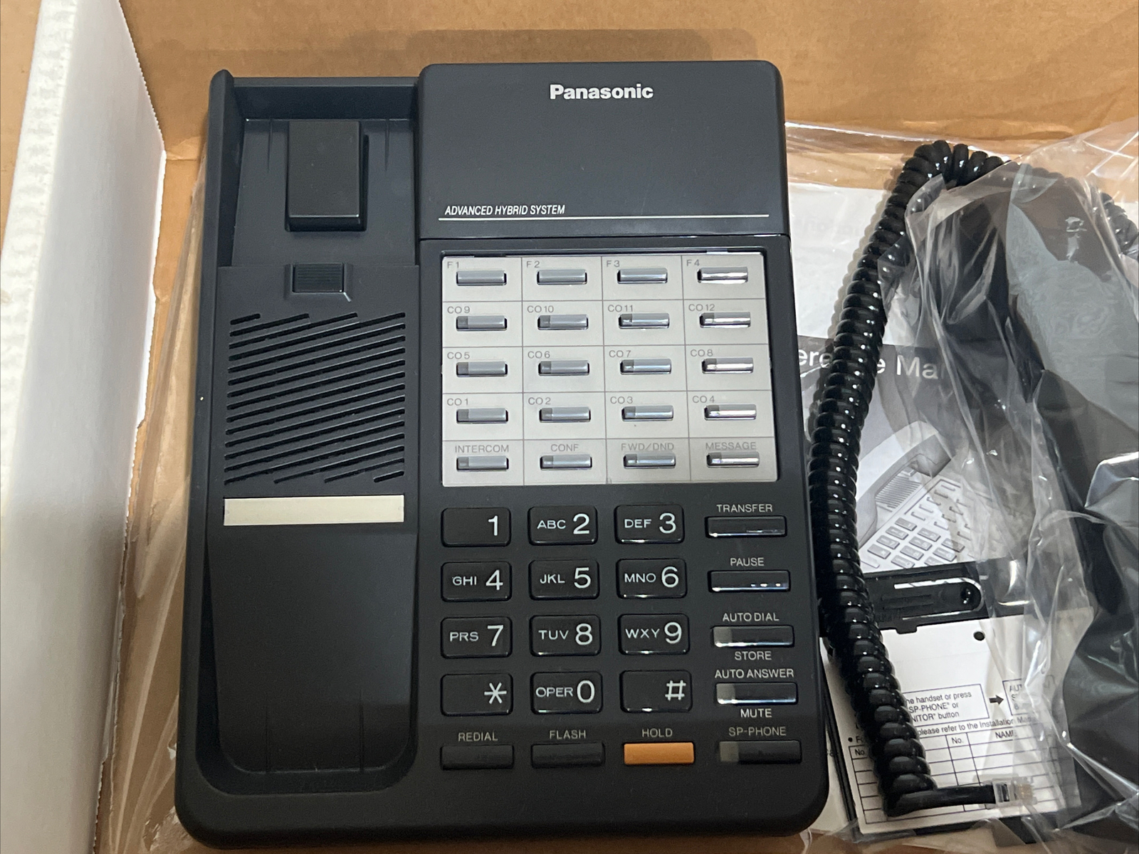 Panasonic KX-T7020 Non Display Speaker Phone (Black) *Refurbished*