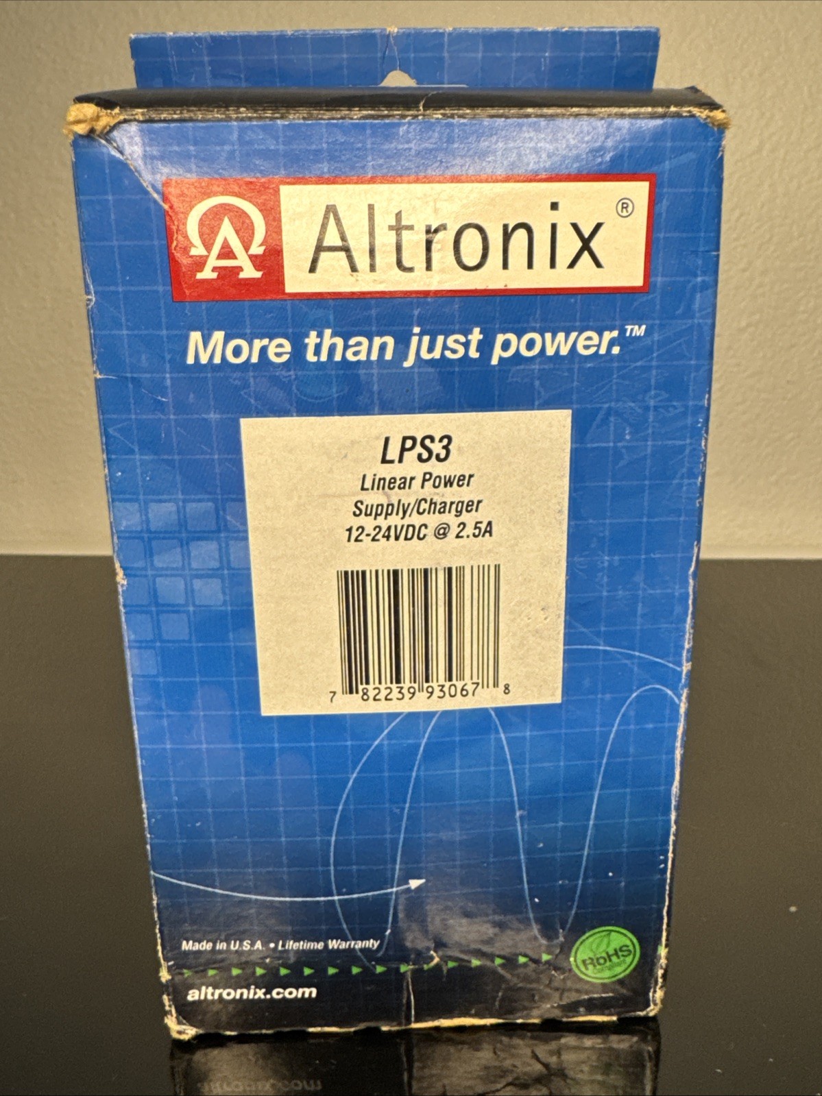Altronix LPS3 Linear PWR Supply/charger 12-24VSC @ 2.5A Free Shipping A31