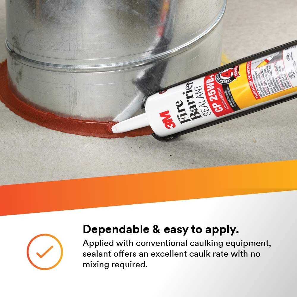 3M Fire Barrier Sealant: 10.1 fl. oz. cartridge / 3 hour (Yellow)