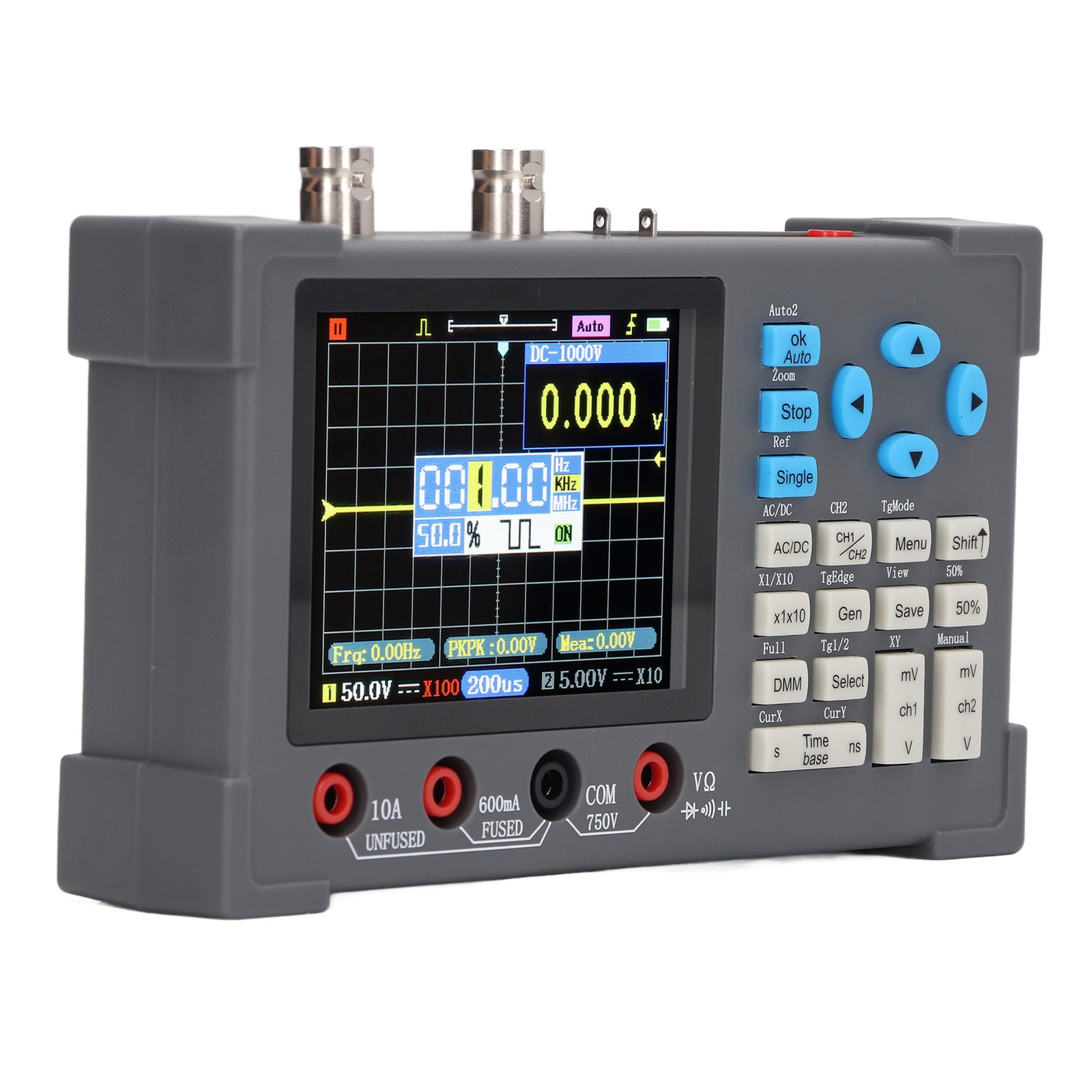 NEW Digital Oscilloscope 3 In 1 Multimeter Signal Generator 120M 250MSa/s 3.2in