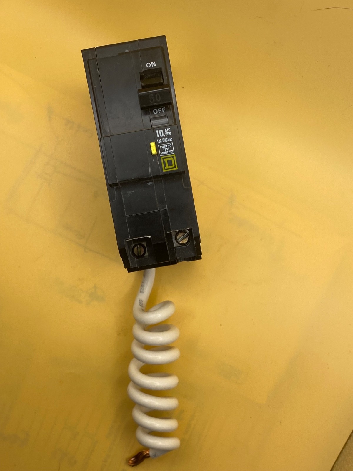 square D, QO250GFI, 2 pole, 50 amp , GFCI, QO, breaker
