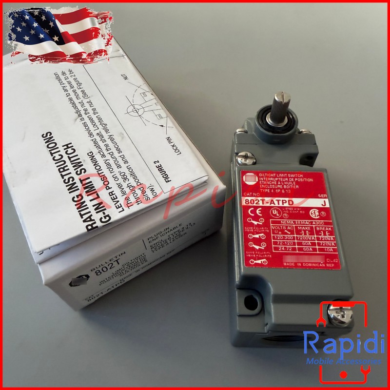 Metal Plug-In Oil Tight Limit Switch Lever 802T-ATPD For Allen Bradley 802TATPD