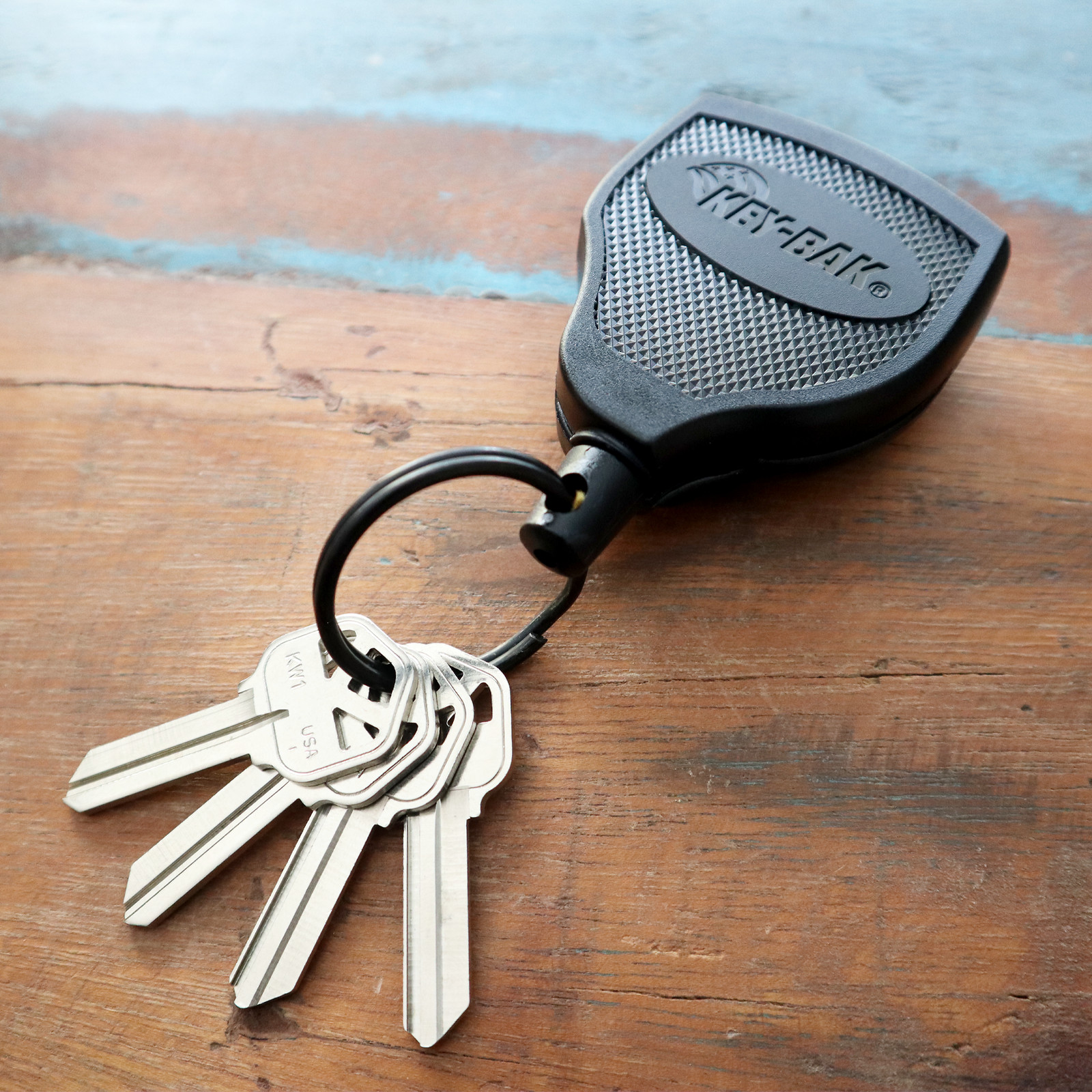 2 Pack -Key-Bak Super 48 Heavy Duty Retractable Reel w Kevlar Cord USA Made S48K