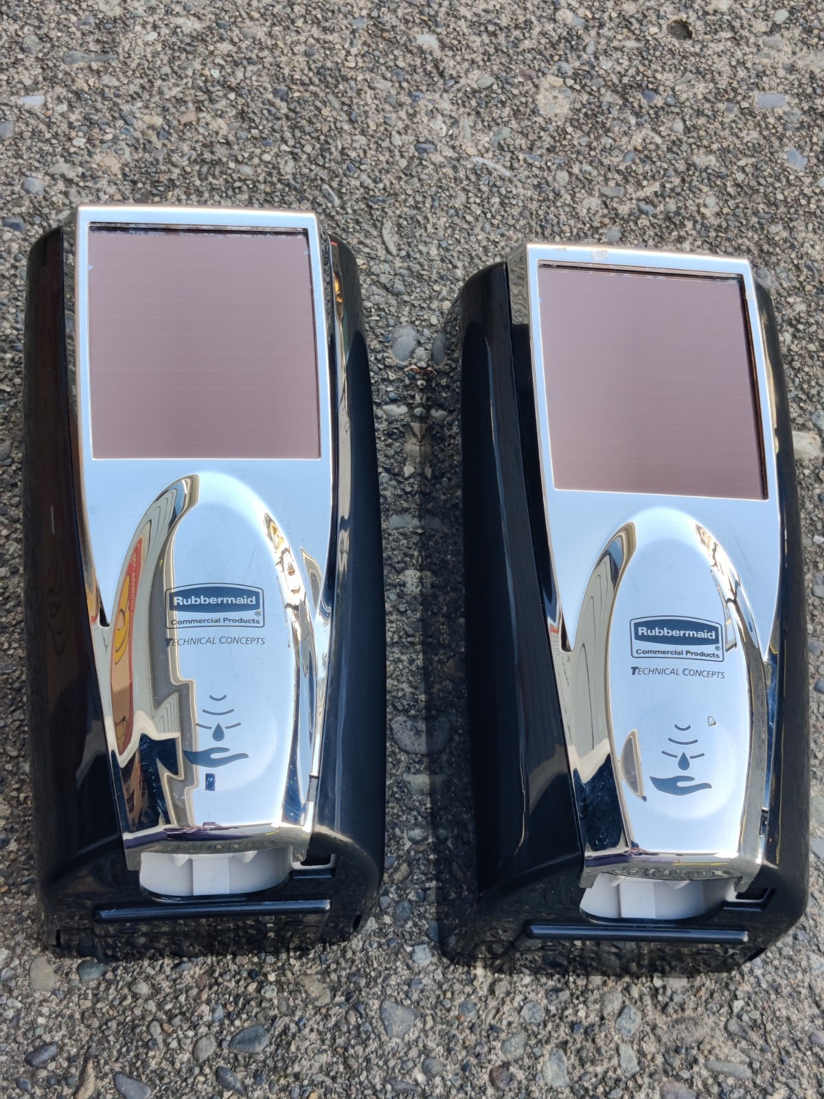 Rubbermaid Commercial Autofoam Hands-Free Dispenser Solar Cells Lot Of 2