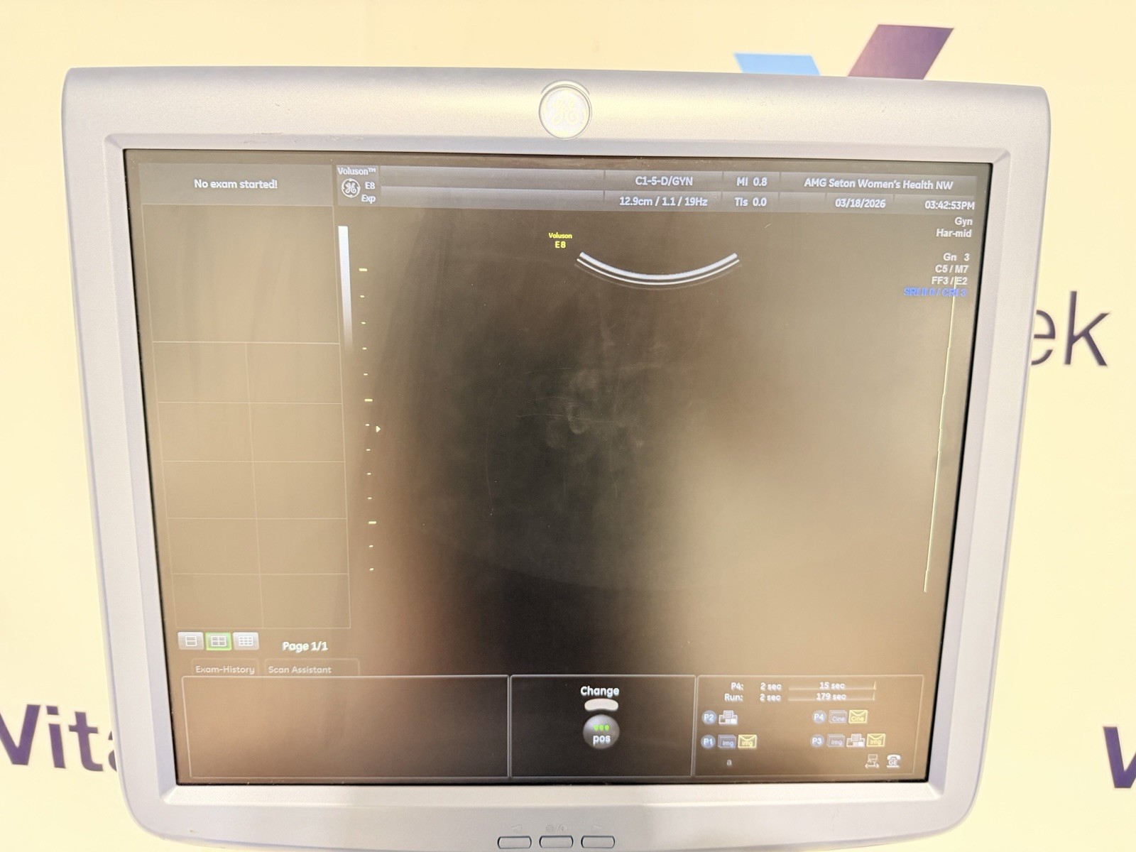 GE Voluson E8 Expert Ultrasound | 2 Probes | 4D HDlive | All Options | Warranty
