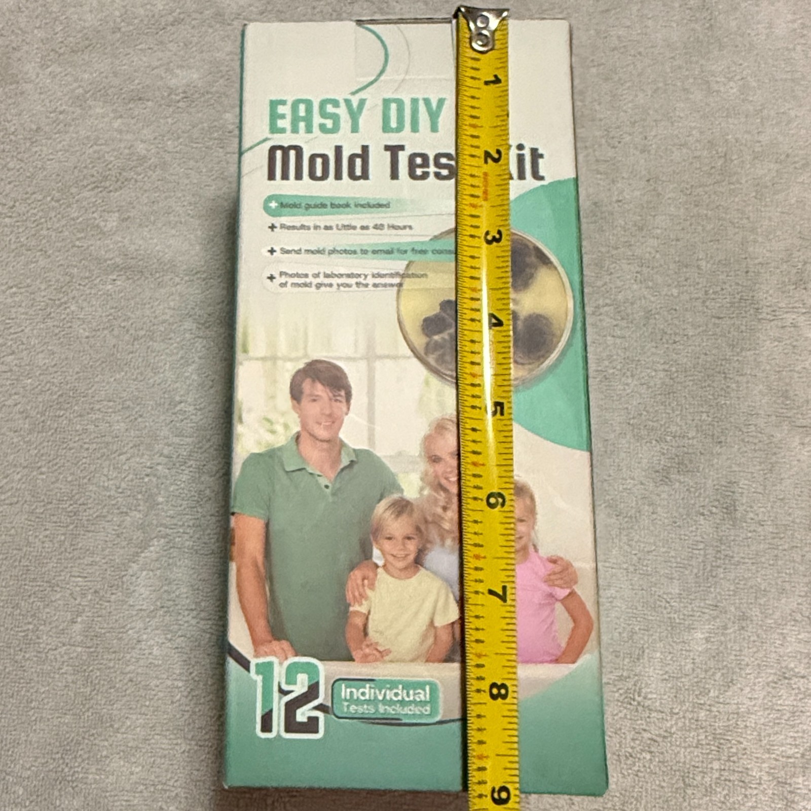 Mold Test Kit for Home – 12 piece DIY Mold Detector with Detailed Identification