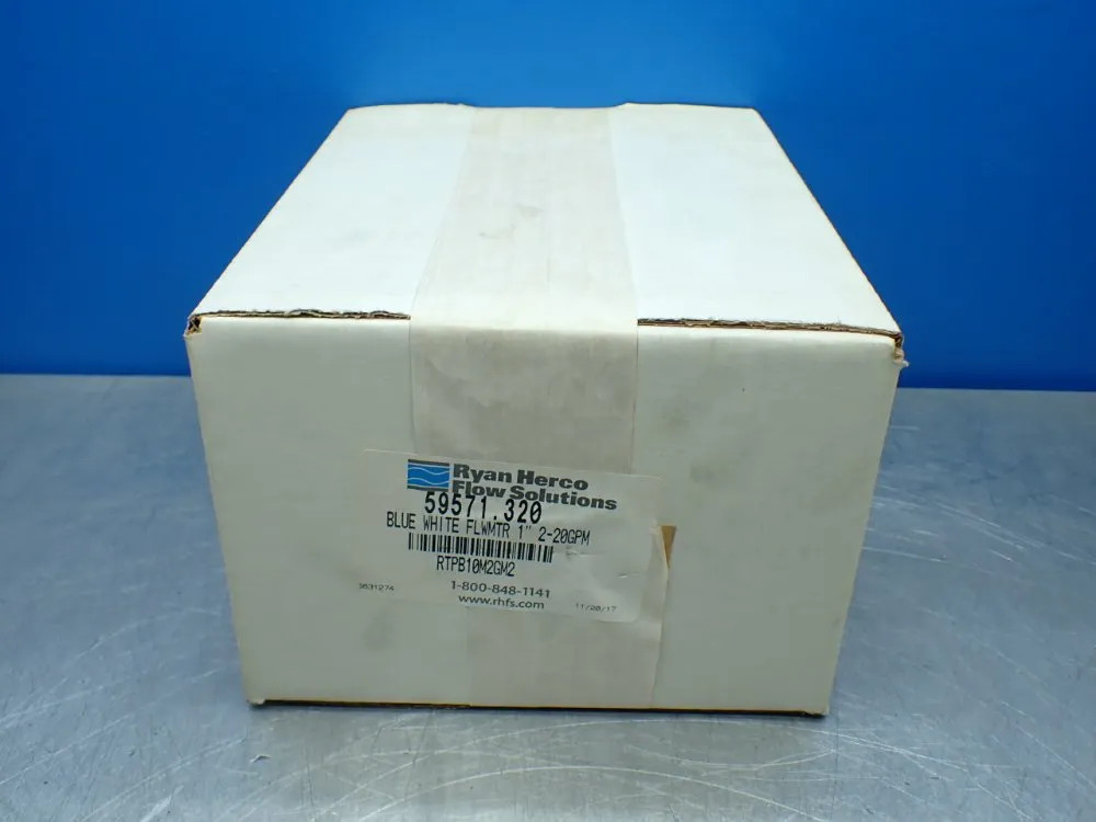 BLUE WHITE BLUE WHITE DIGI-METER FLOWMETER. RTPB10M2GM2