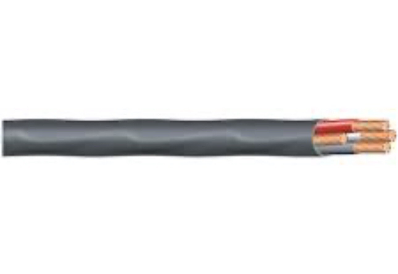 50′ 6/3 NM-B Wire With Ground Romex Non-Metallic Sheathed Cable Black 600V