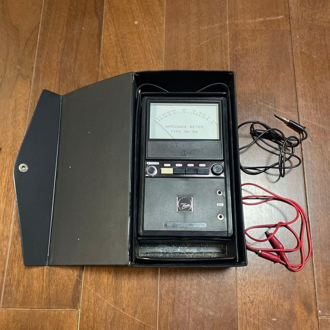 TOA ZM-104 Impedance Meter Handheld Battery Operated Japan Used, Tested