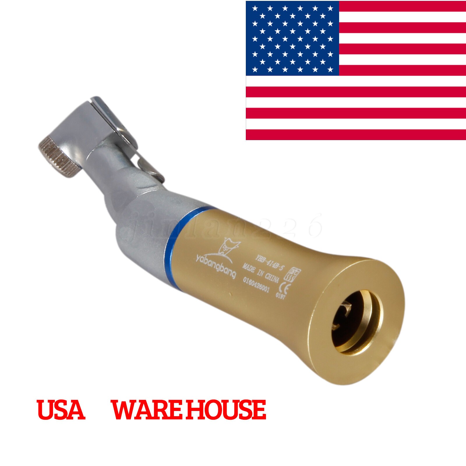 Yabangbang Dental Low Speed Contra Angle Handpiece Latch Type Head 2.35mm E-type