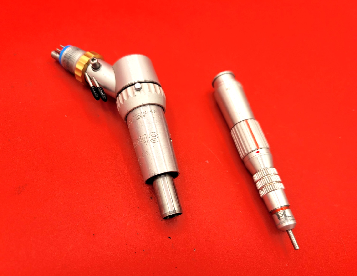 Dental Handpiece/MIDWEST 2 SPEED SHORTY MOTOR & STRAIGHT NOSE -2PC – Ships FREE.