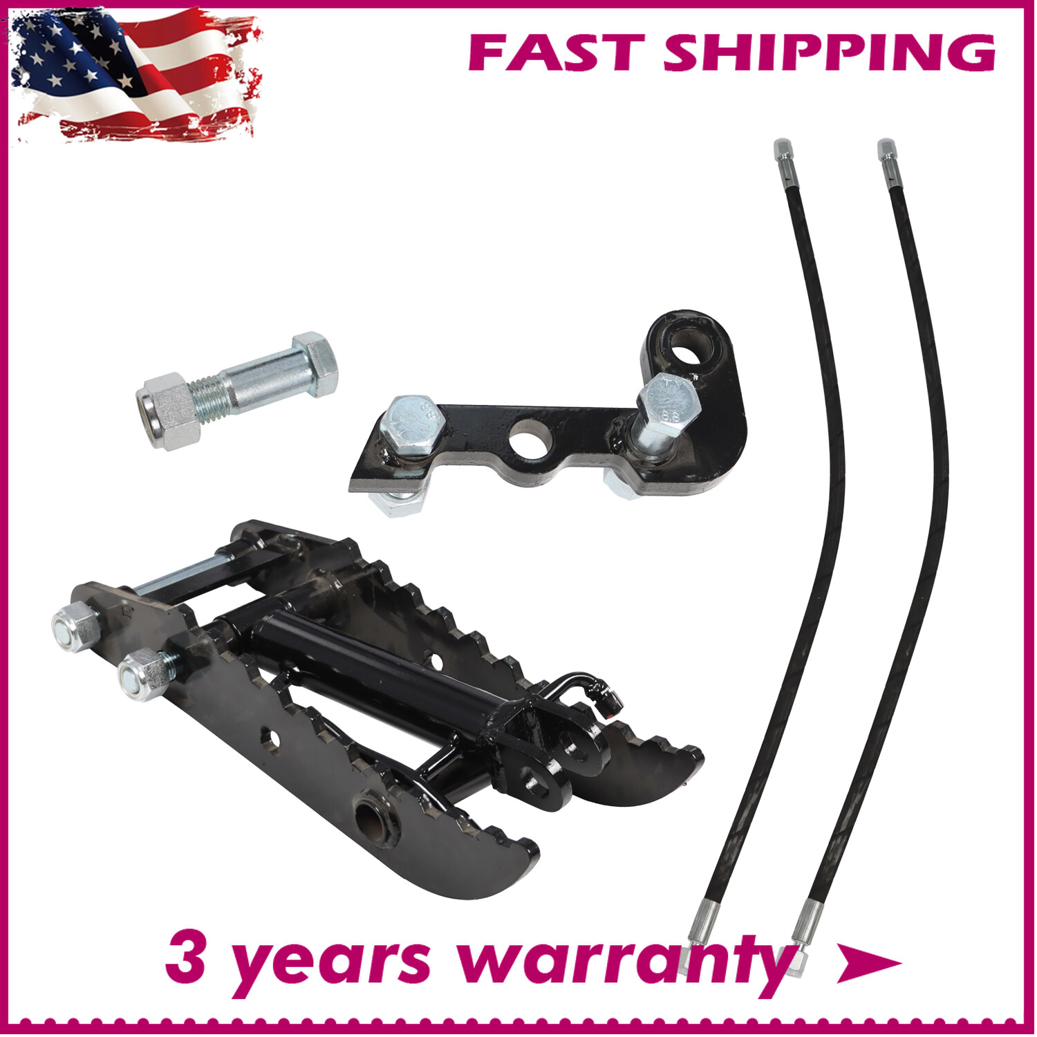 Fits For Mini Excavators Small Digger Attachment Kit Hydraulic Thumb Clip Clamp