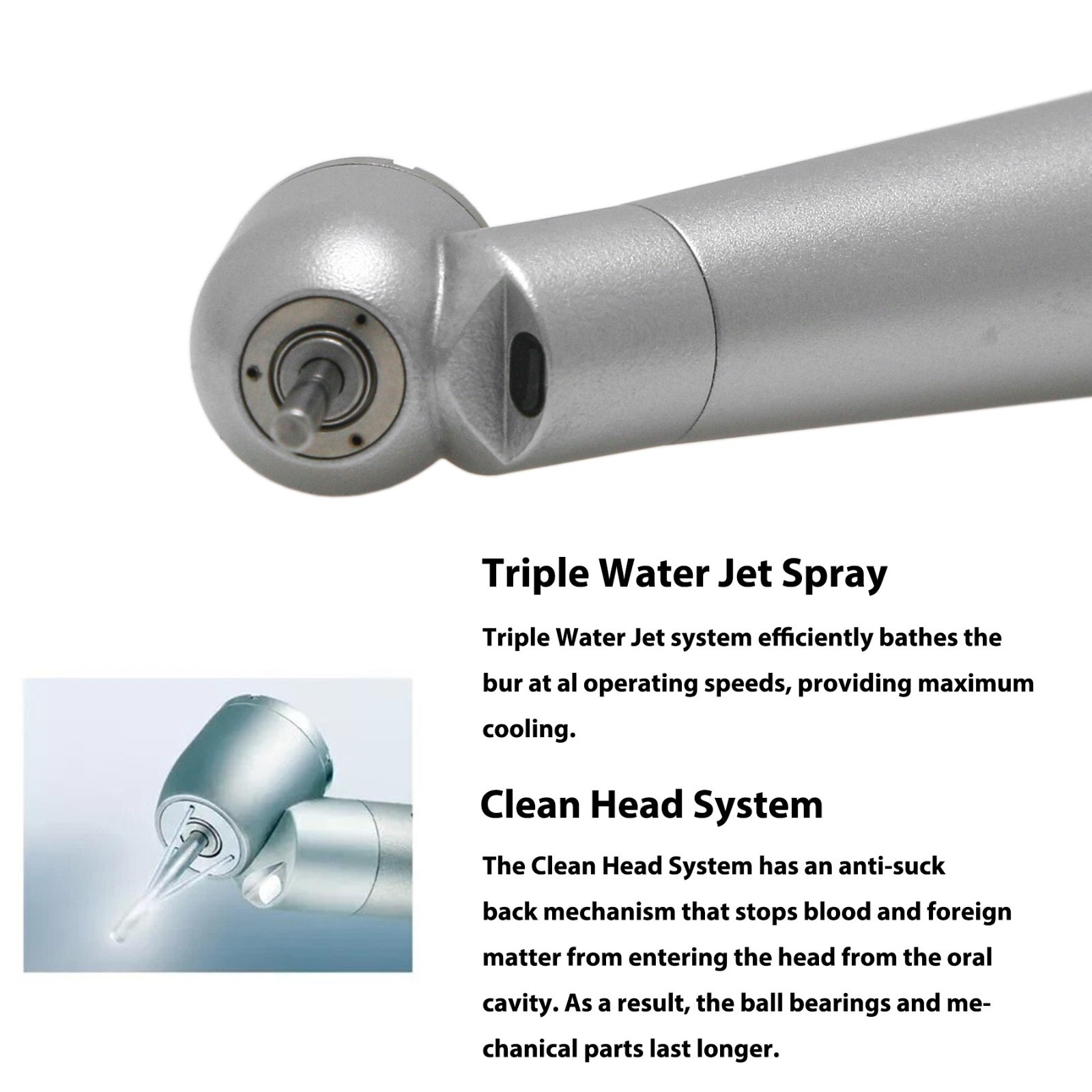 BEING Dental Turbine 45° Angle Surgical Handpiece Fiber Optic For KAVO MULTIflex