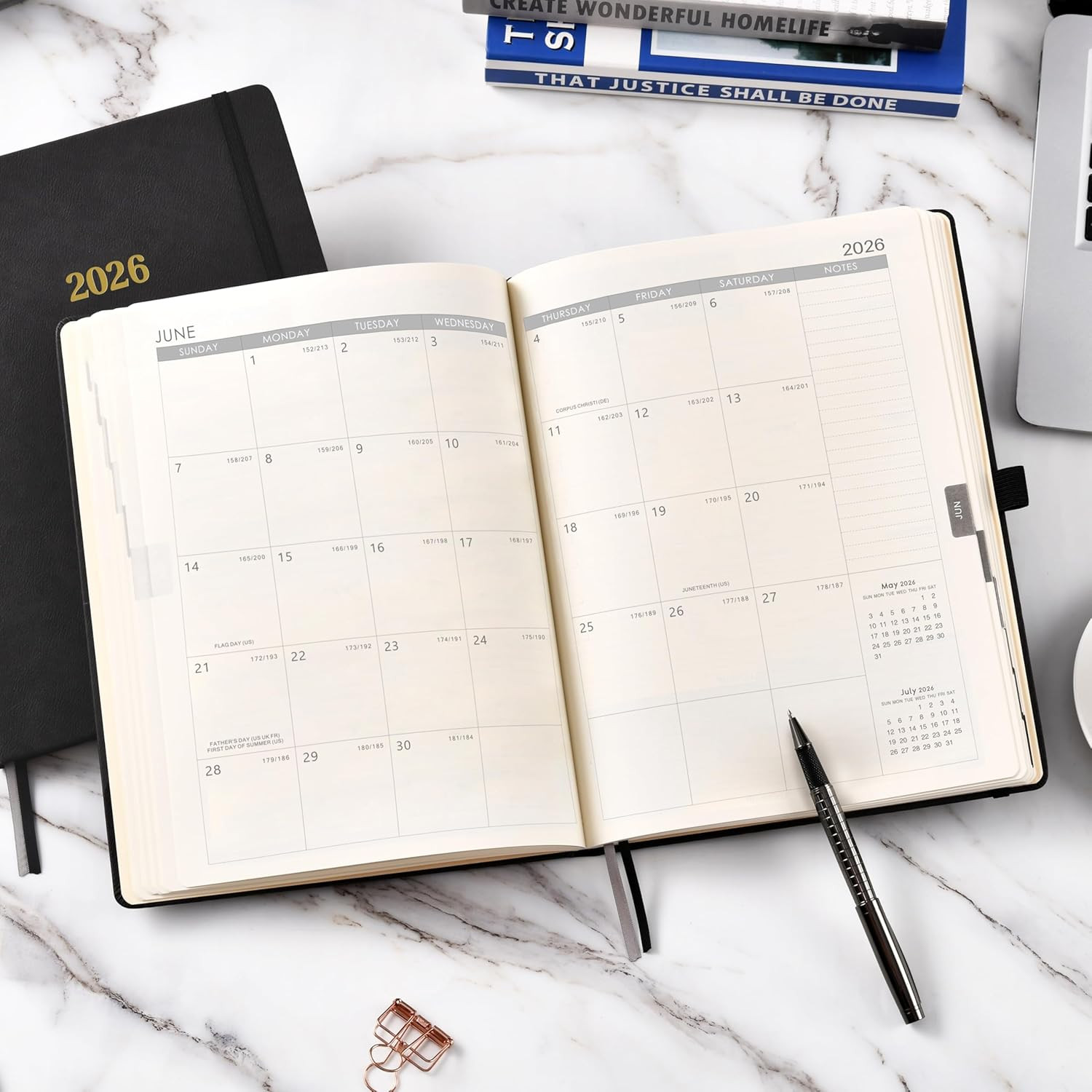 2026 Planner – Weekly and Monthly Planner 2026, Jan.2026 – Dec.2026, 9″ X 11″, 2