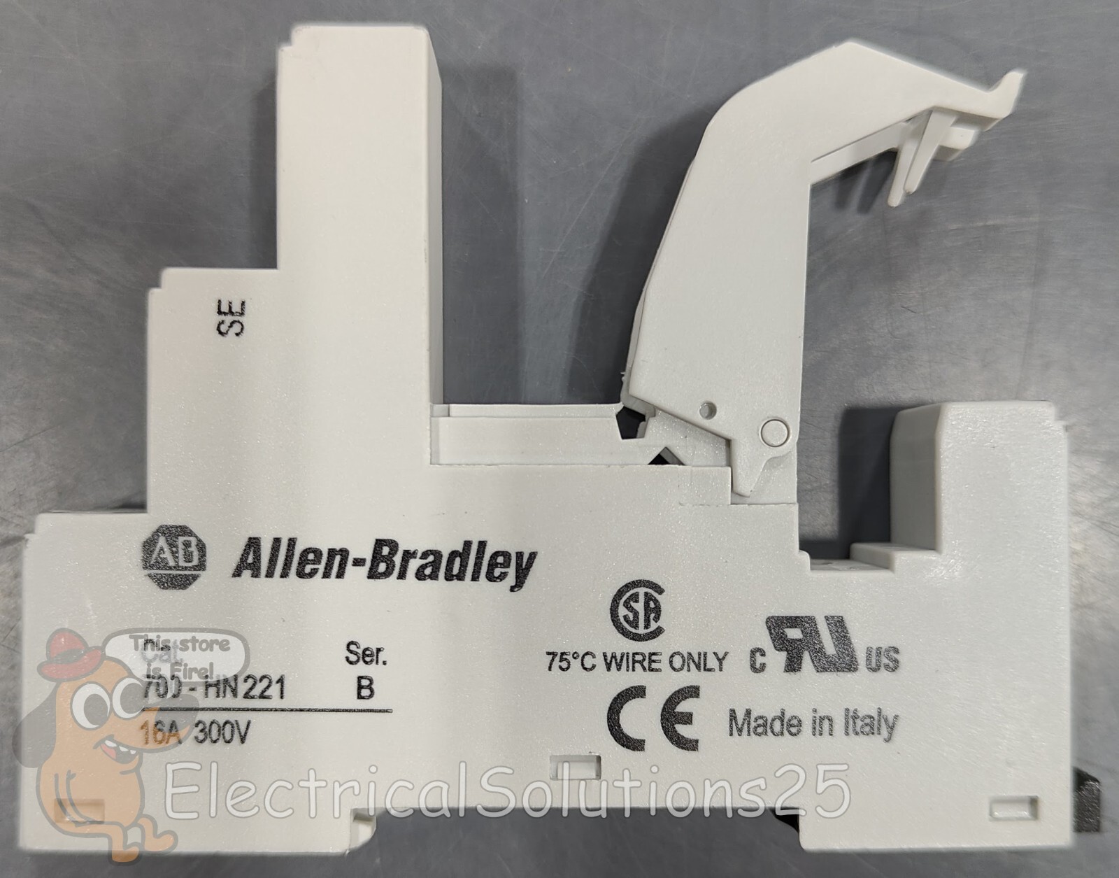 New Allen-Bradley 700-HN221 relay socket for 700-HK 1-pole relays – Free Ship