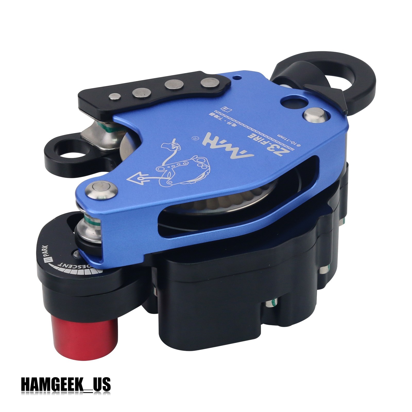Z3-FIRE Ascent Descent Device with Joint Tool Box for 30kg-285kg Wokring Load