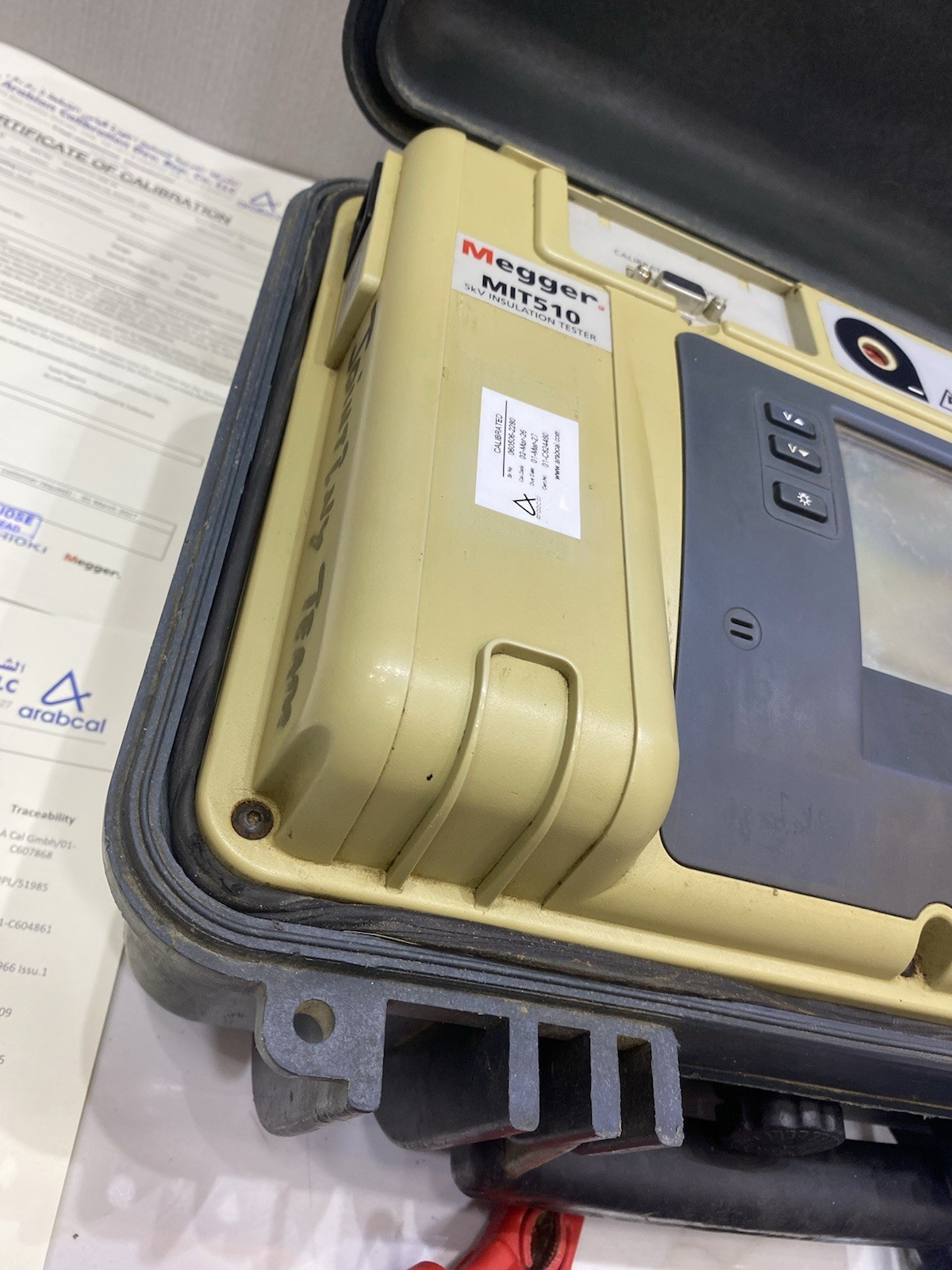 Megger MIT510 5KV Insulation Tester (Calibration 03-2026 To 03-2027)