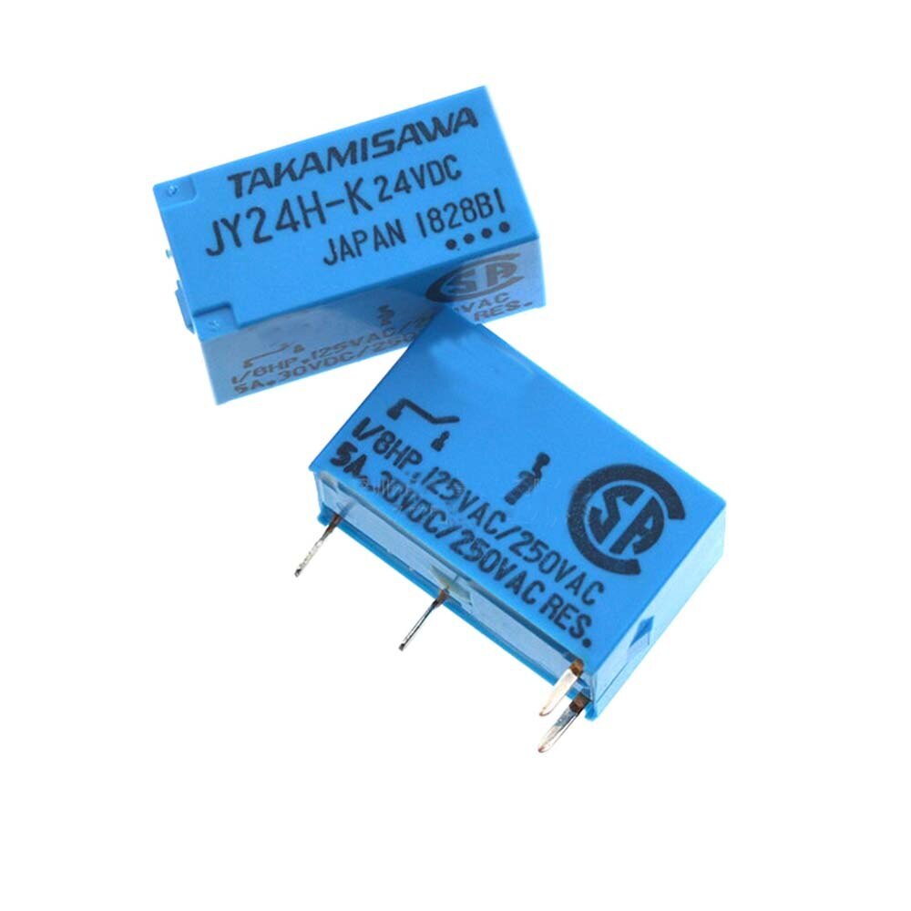 10PCS JY12H-K 12VDC 5A 250VAC