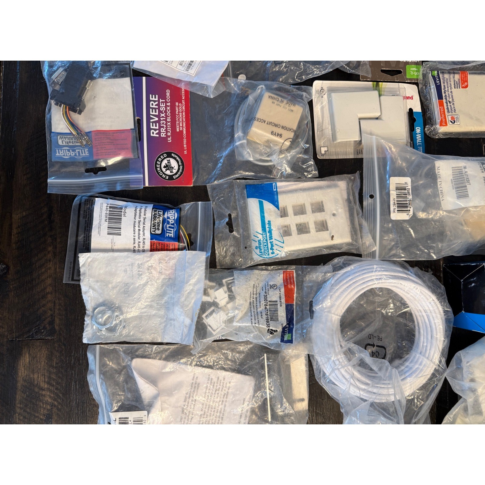 Leviton Tripp Lite Legrand Networking Electrical Wall Plate Adapter Bulk Lot