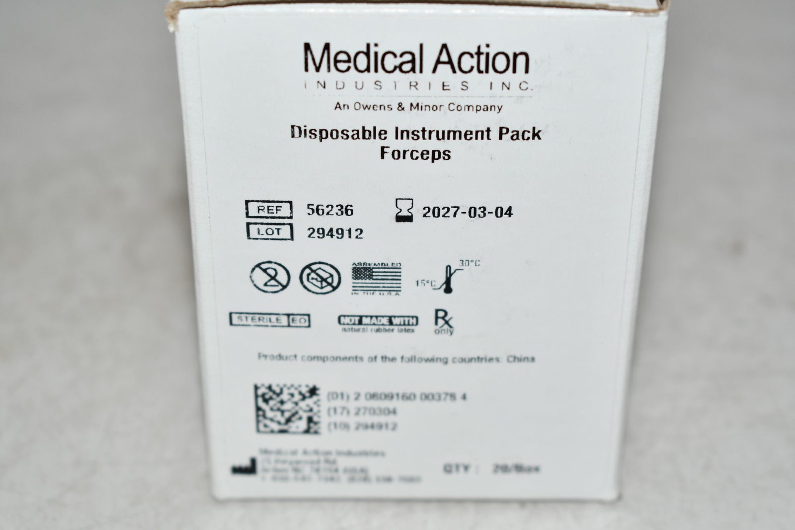 NEW Medical Action Industries 56236 – Thumb Forcep 5» 20/BX