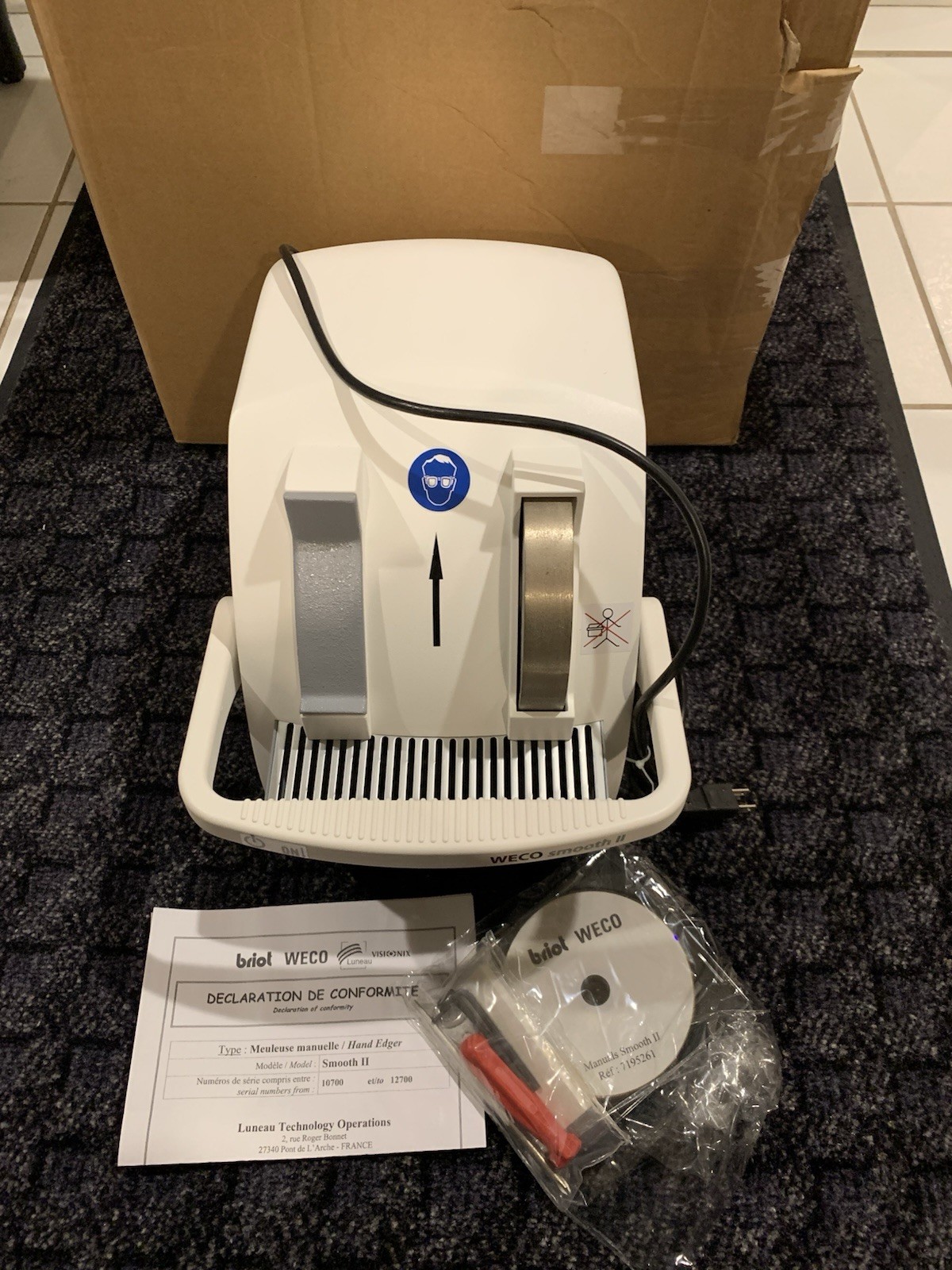 Briot WECO Smooth II Hand Edger ( Luneau Technology, Visonix)