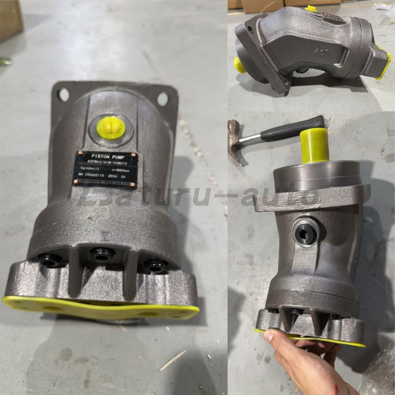 A2FM63/61W-VAB010 Hydraulic Piston Motor Pump For Concrete Mixer.