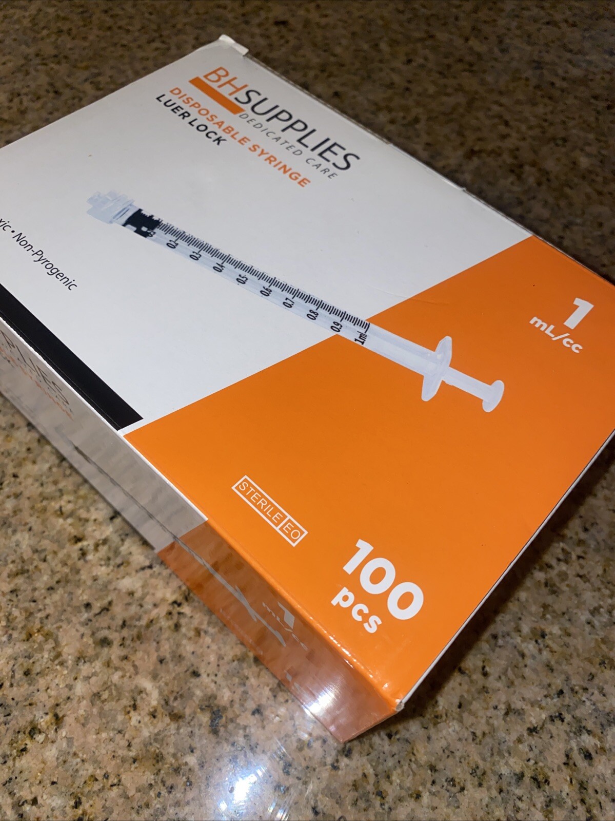 BHsupplies Disposable Syringe With Cover 60ml/cc 25 Pcs..catheter Tip