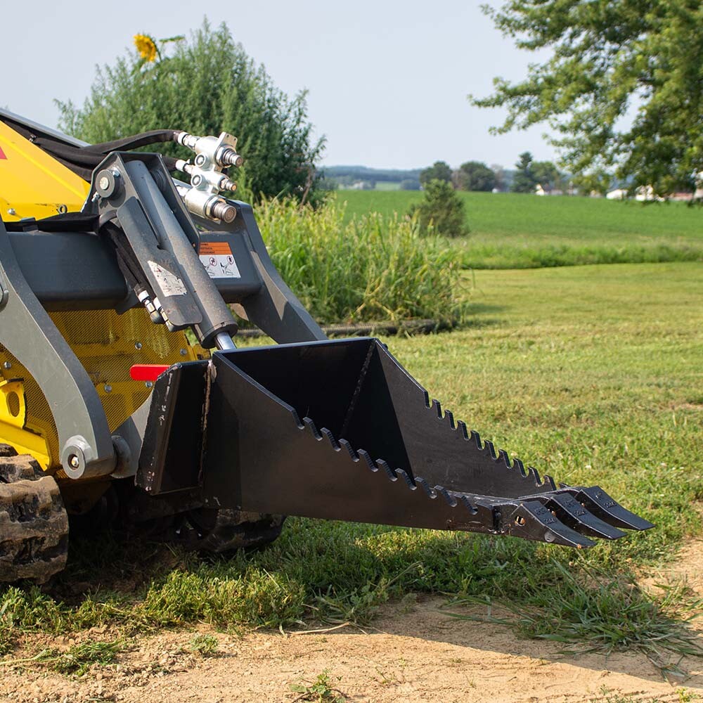 Titan Attachments Stump Bucket Mini Skid Steers