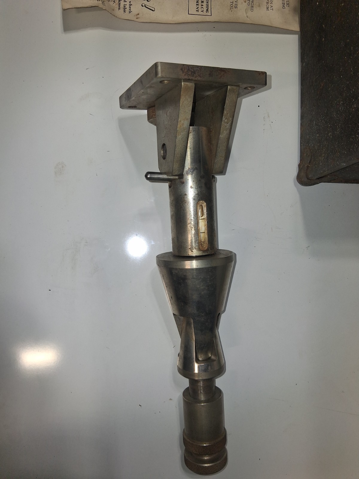 Thompson Balance Stand for Balancing Surface Grinder Grinding Wheels w/ Arbor