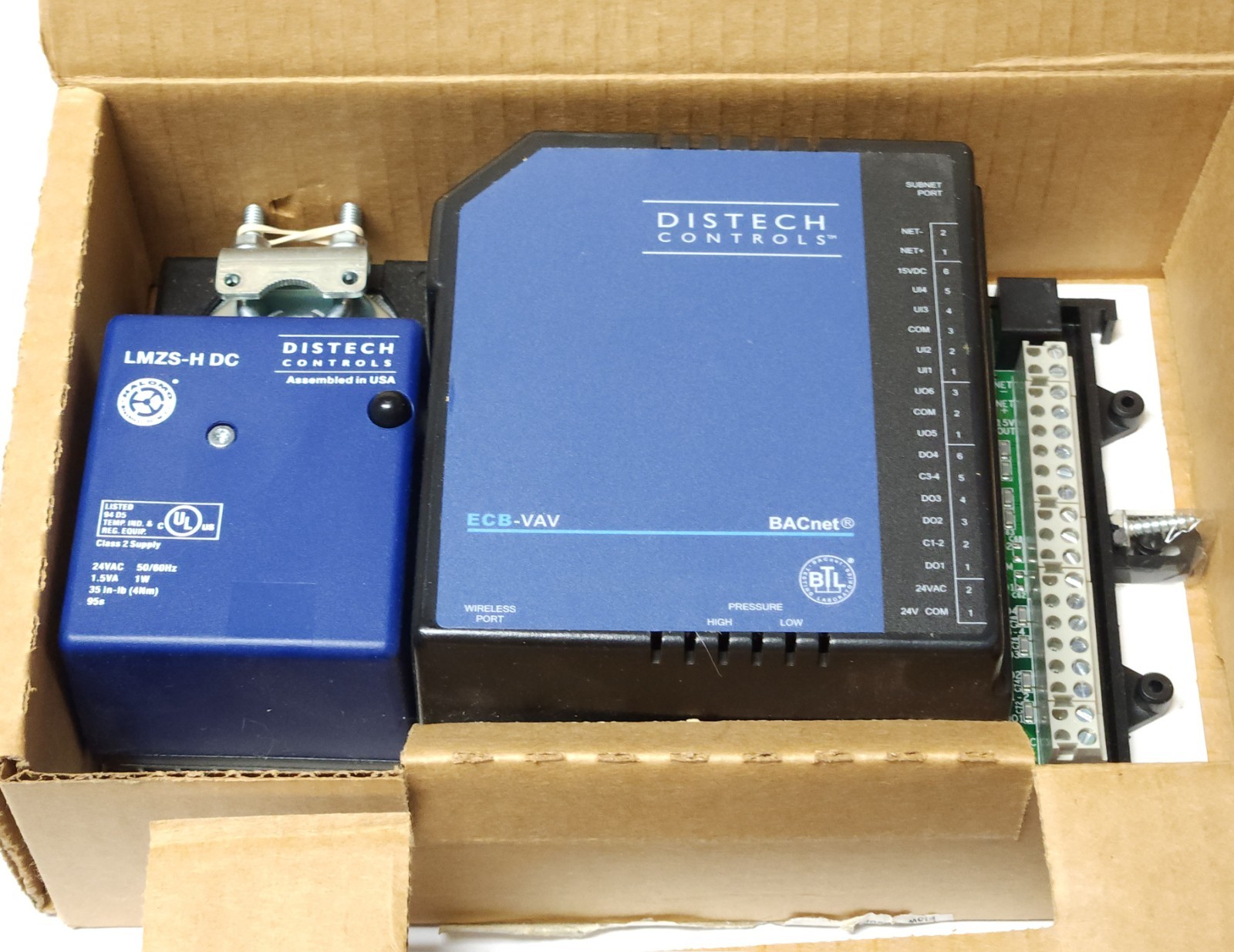 DISTECH CONTROLS ECB VAV CDIB VAXX 01 HVAC Programmable Positioner Controller