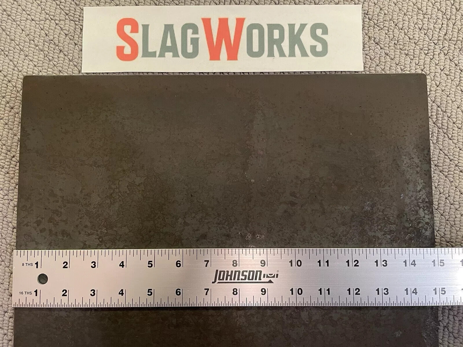 1/8x14x15 inch steel plate 14”x15” A36 Hot Roll Flat .125″ Thick