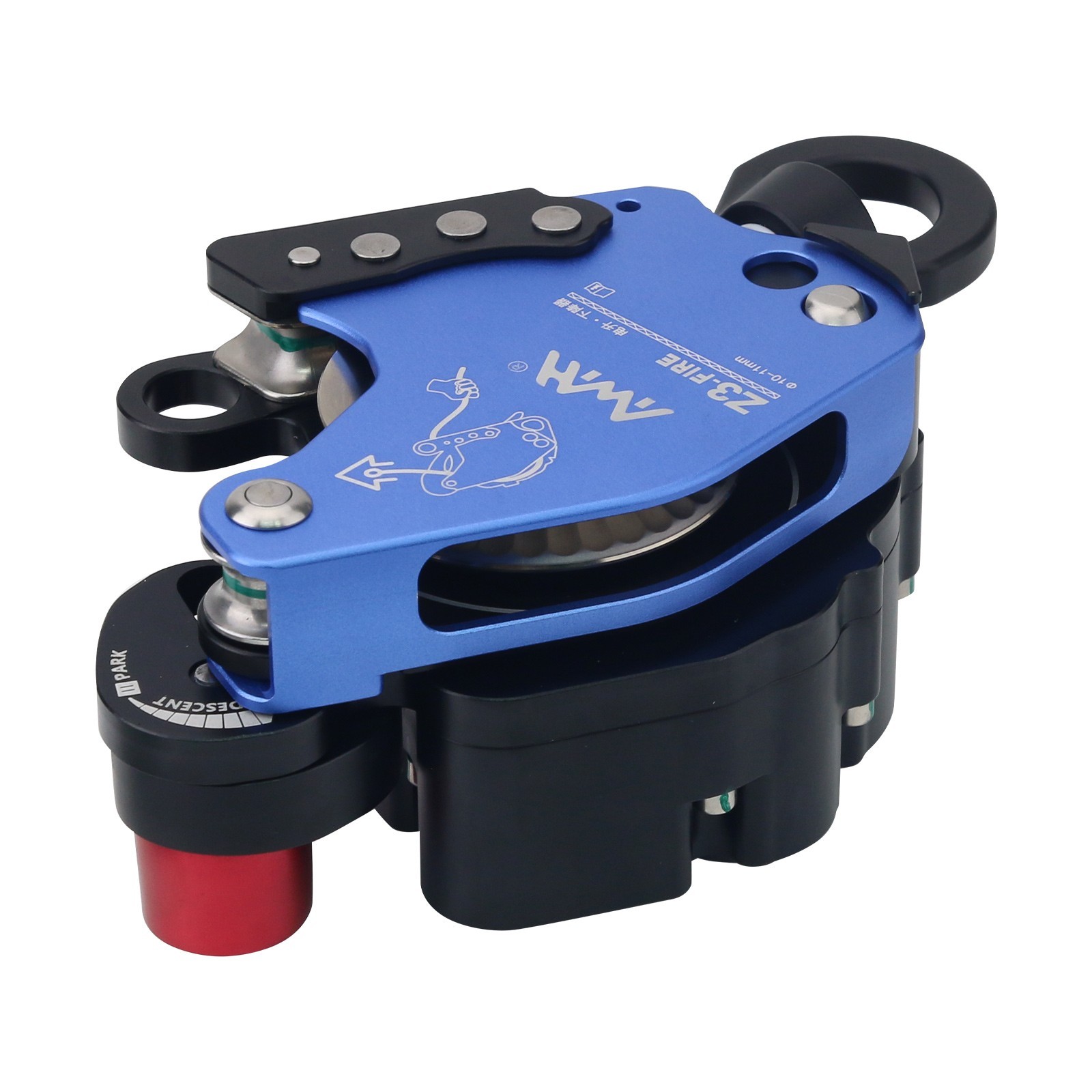Z3-FIRE Blue Ascent Descent Device Comes with Universal Join for 30kg-285kg Load